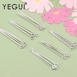 YEGUI M1068,jewelry accessories,needle,rhodium plated,copper metal,nickel free,diy accessories,charms,jewelry making,20g/lot