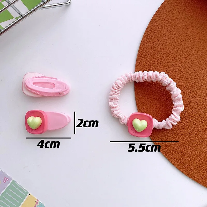 Candy Color Sweet Cute Love Hairpins Children Girls Kids Hair Clips Barrettes Accessories Hairclip Headdress Headwear Ornament