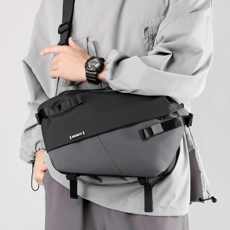 

Lightweight Urban Sling Bag for Men Minimalist Tactical Chest Pack Large Capacity Crossbody Bag for Commute Travel Shoulder Bag