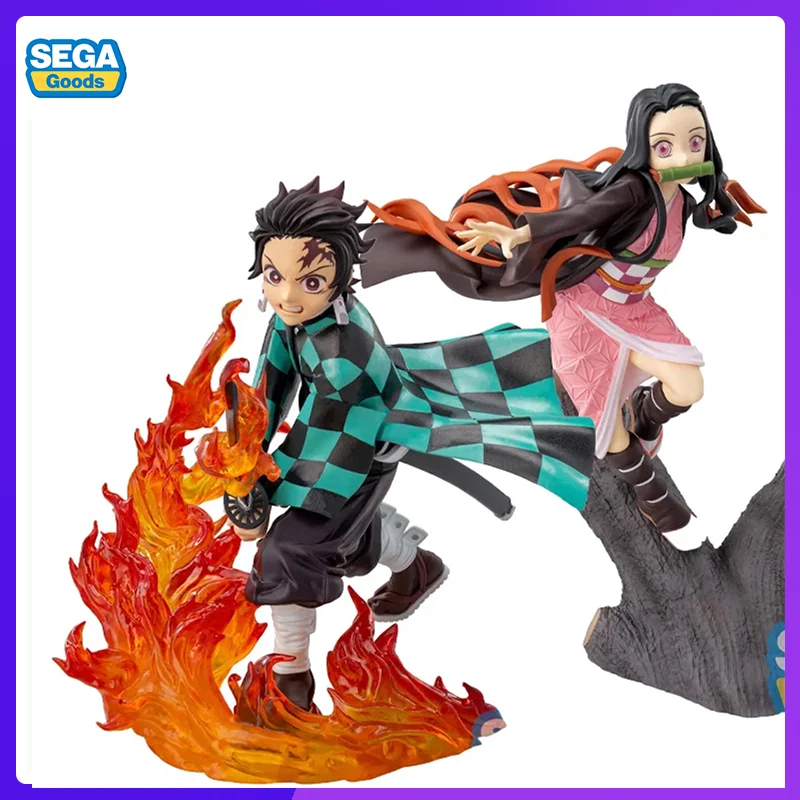 

In Stock SEGA GOOD Kimetsu no Yaiba Kamado Tanjirou Kamado Nezuko Original Anime Figure Model Toy Boy Action Collection Doll PVC