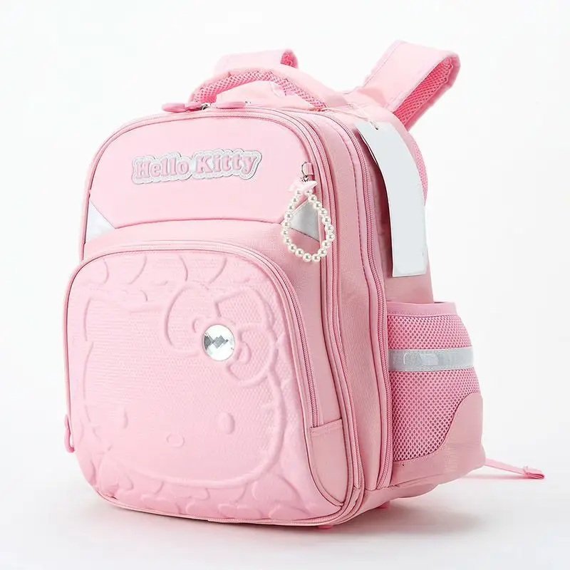 Sanrioed Hello Kitty Anime Cute Large Capacity Children Backpack Schoolbags Student Cartoon Shoulder Bag Travel Gift for Friend