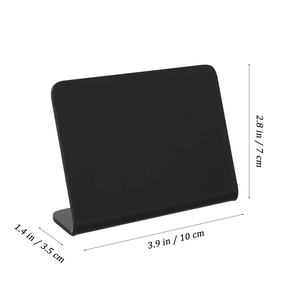 

15 pcs Acrylic Small Blackboard Decor Message Memo Ornament Wedding Party Garden Home Use Reusable Erasable Sign Boards
