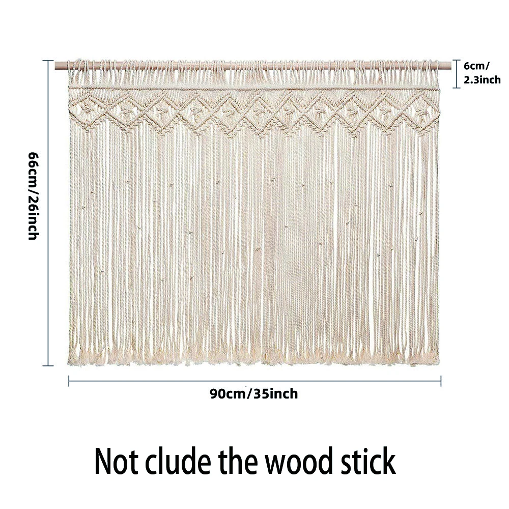 Macrame handmade door curtain window curtain hanging curtain for door window