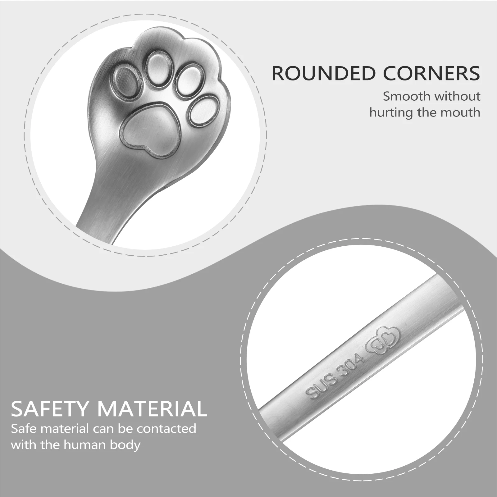

3pcs Coffee Spoon Stainless Steel Mixing Scoop For Restaurant Bar Milk Tea Shop Cup Spoon Stirring Tool With