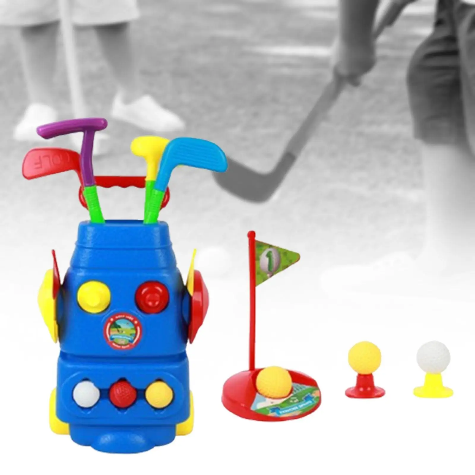 Golfset Draagbare golfspeelgoedsets voor 3, 4, 5, 6, 7, 8 jaar oud