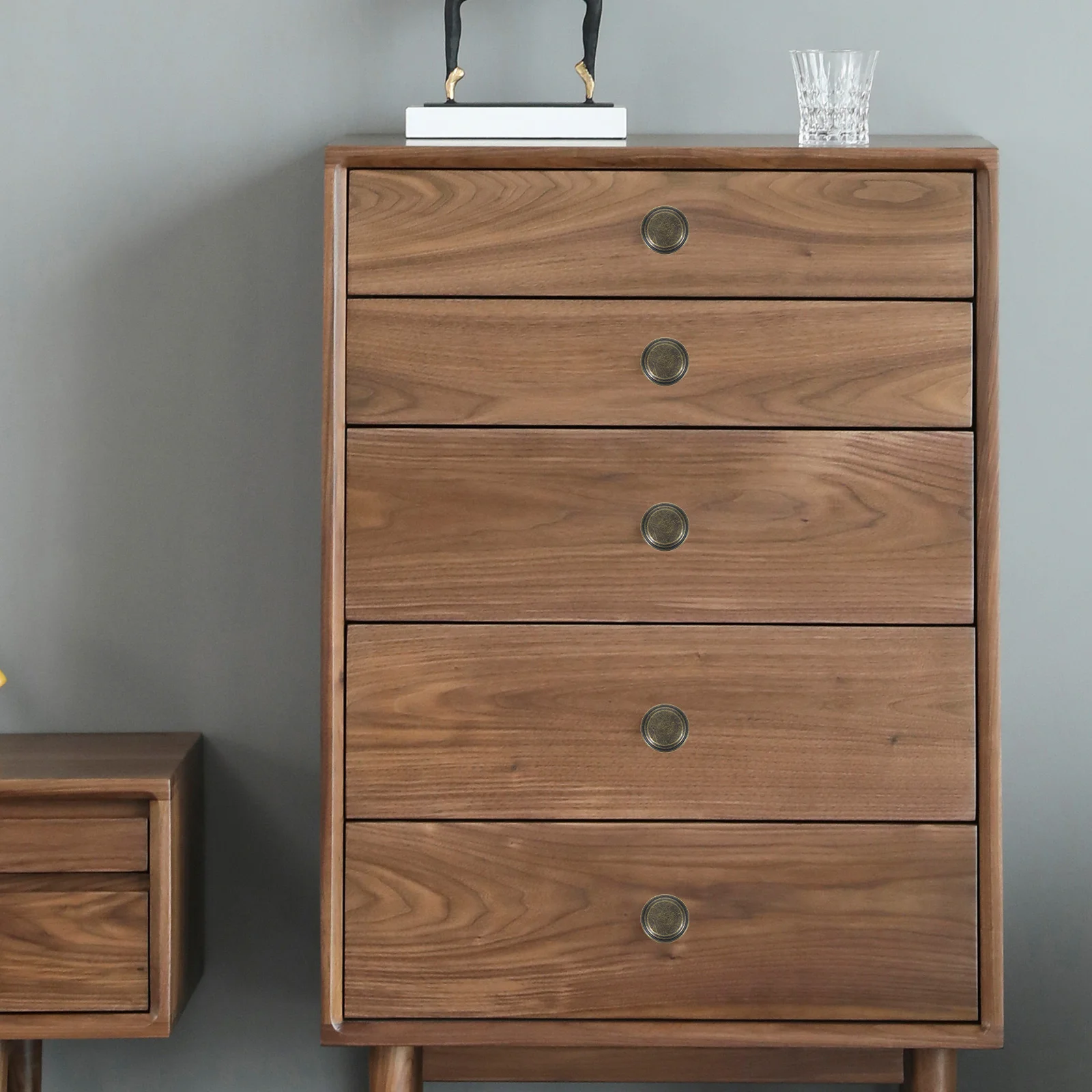 

12Pcs Vintage Decorative Dresser Knobs Round Cabinet Pulls Drawer Handles Cupboard Furniture Kitchen Cupboard Door Knobs