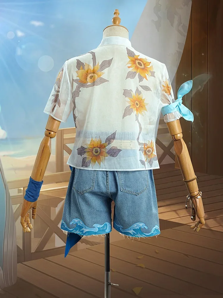 Costume de Cosplay du Prospecteur Norton Campbell du Jeu Ta.com V, Uniformes d'Halloween Imbibés, Vêtements d'Anime sur Mesure