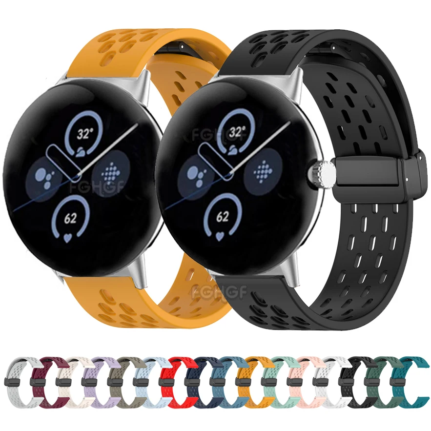 Replaced Band For Google Pixel Watch 3 41 45mm Strap Silicone Wristband Correa For Google Pixel Watch 2 Band Bracelet Accessory