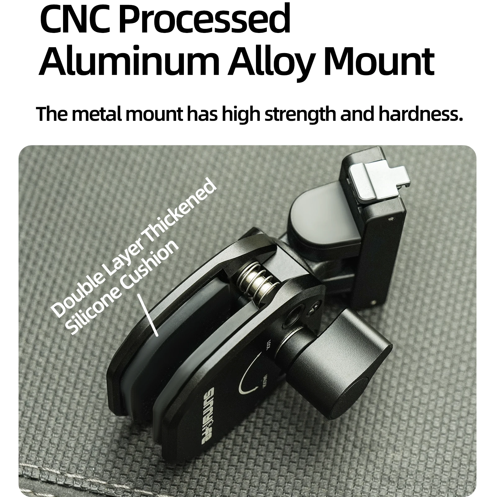 Magnetic Windshield Clamp For DJI OSMO 360II/Osmo 360/Action Series/Nano/Insta360 Series/GO Ultra Aluminum Alloy Motorcycle Clip
