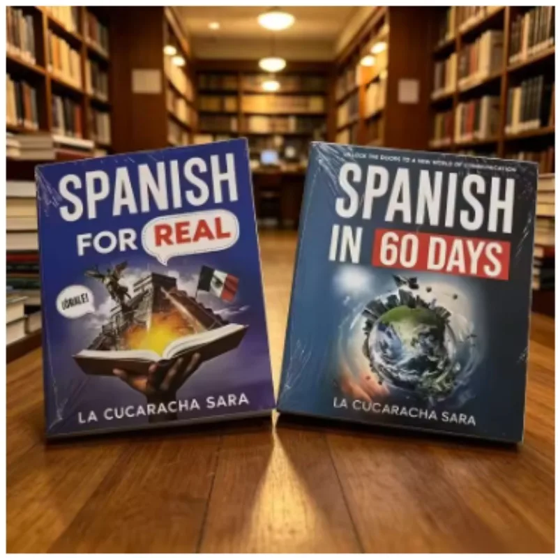 2026Spanish Learning Books Spanish in 60 Days & Spanish for Real Beginner Mexican Spanish Self Study Textbook Books
