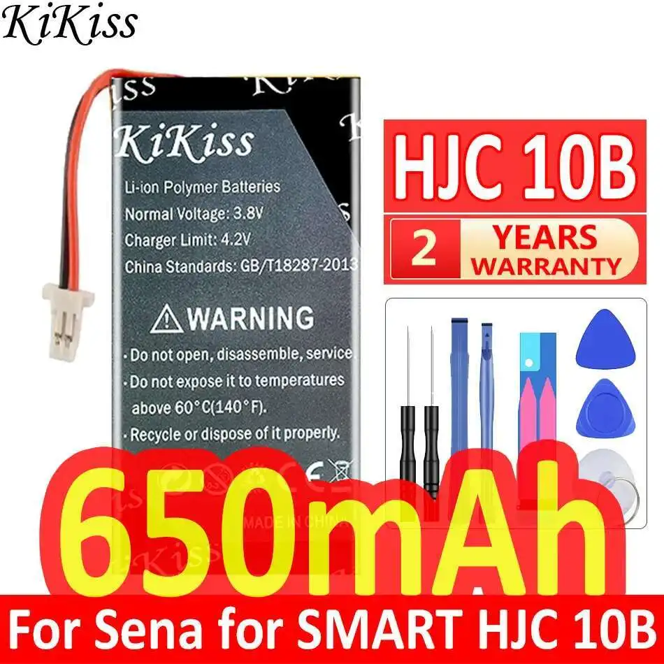 

Умный шлем - сопутствующий аккумулятор устройства для Sena Hjc 10B SP70, высокая совместимость, долговечный, 650 мАч