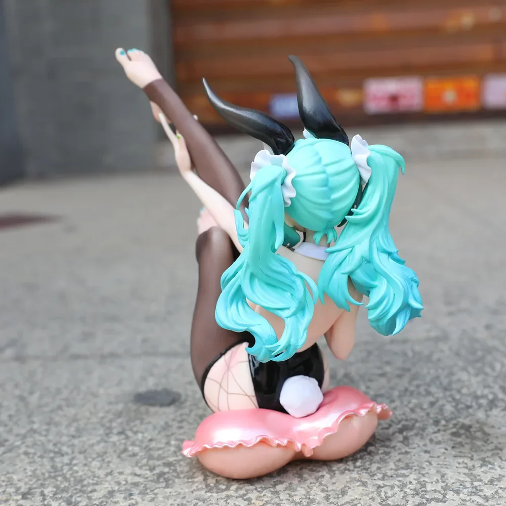 2025 22CM Anime Hatsune Miku Bunny Girl Kawaii Action Figure PVC Doll Model Toys Ornament Desktop Decoration Gifts