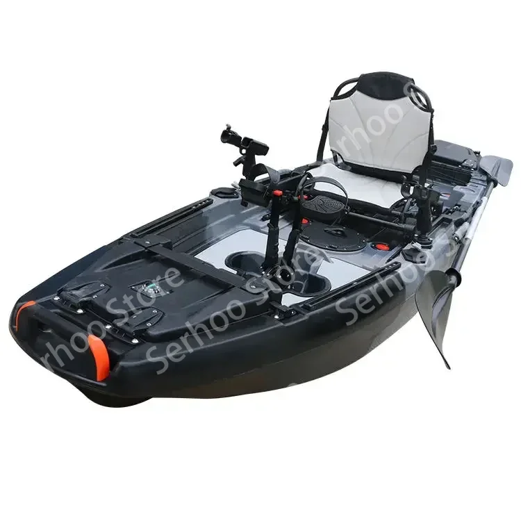 2024 Hot sell Sit On Top 8ft Pc Clear Ocean Boat Transparent Canoe Kayak With Led Light Popular In Sea