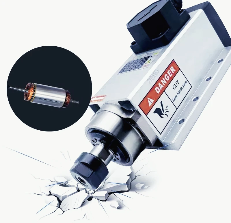 

6.0KW ER32 High Precision Air Cooling Spindle Motor for Wood Working Spindle for CNC Router for Woodworking Machine for