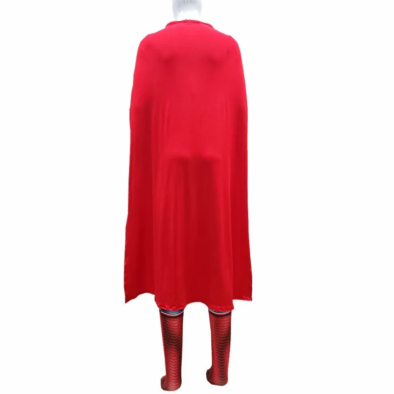 BEAST KINGDOM Movie Superman Man of Steel Batman Cosplay Clark Kent Cosplay Costume Blue Jumpsuit Red Cloak Superman Clothing - view 4