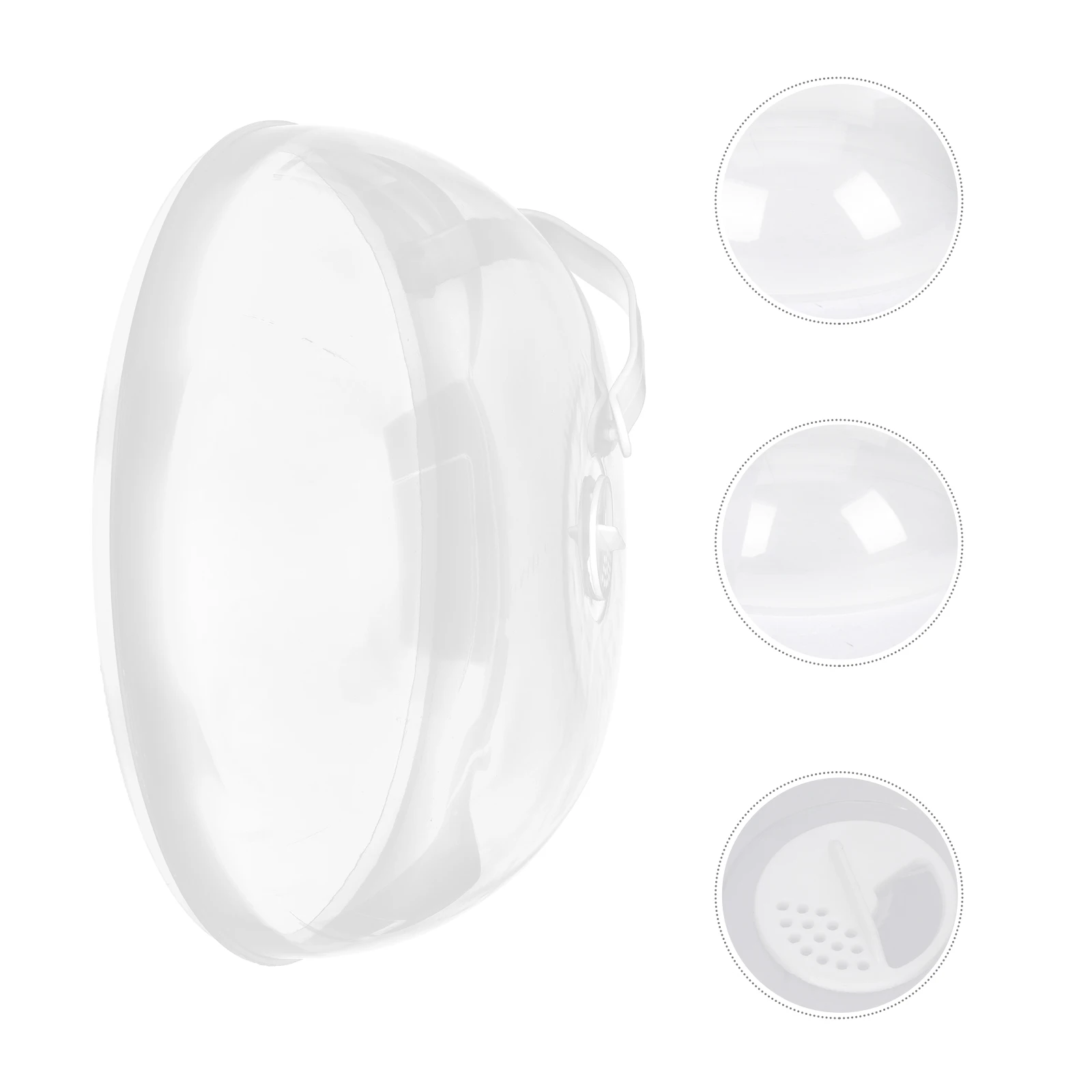 

4pcs Oil Cover Food Protector Home Kitchen Supply PP Material Dust Covers Simple Design Practical Use Restaurant