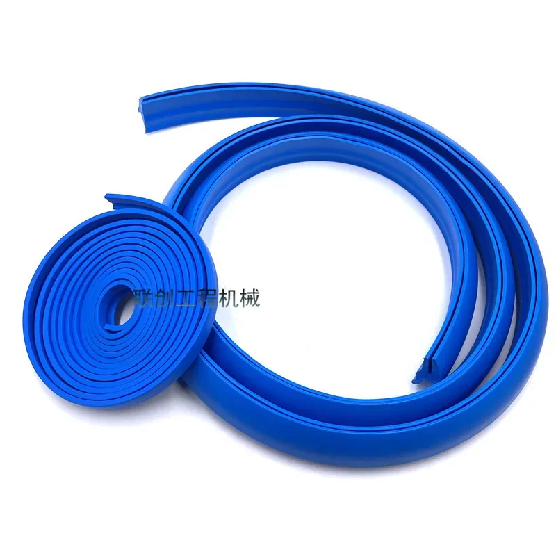 

For Kato HD450 HD520 HD820 HD700 HD900 HD1430 HD1025 Rotary Slyder adventures inside and outside rubber strip Excavator parts