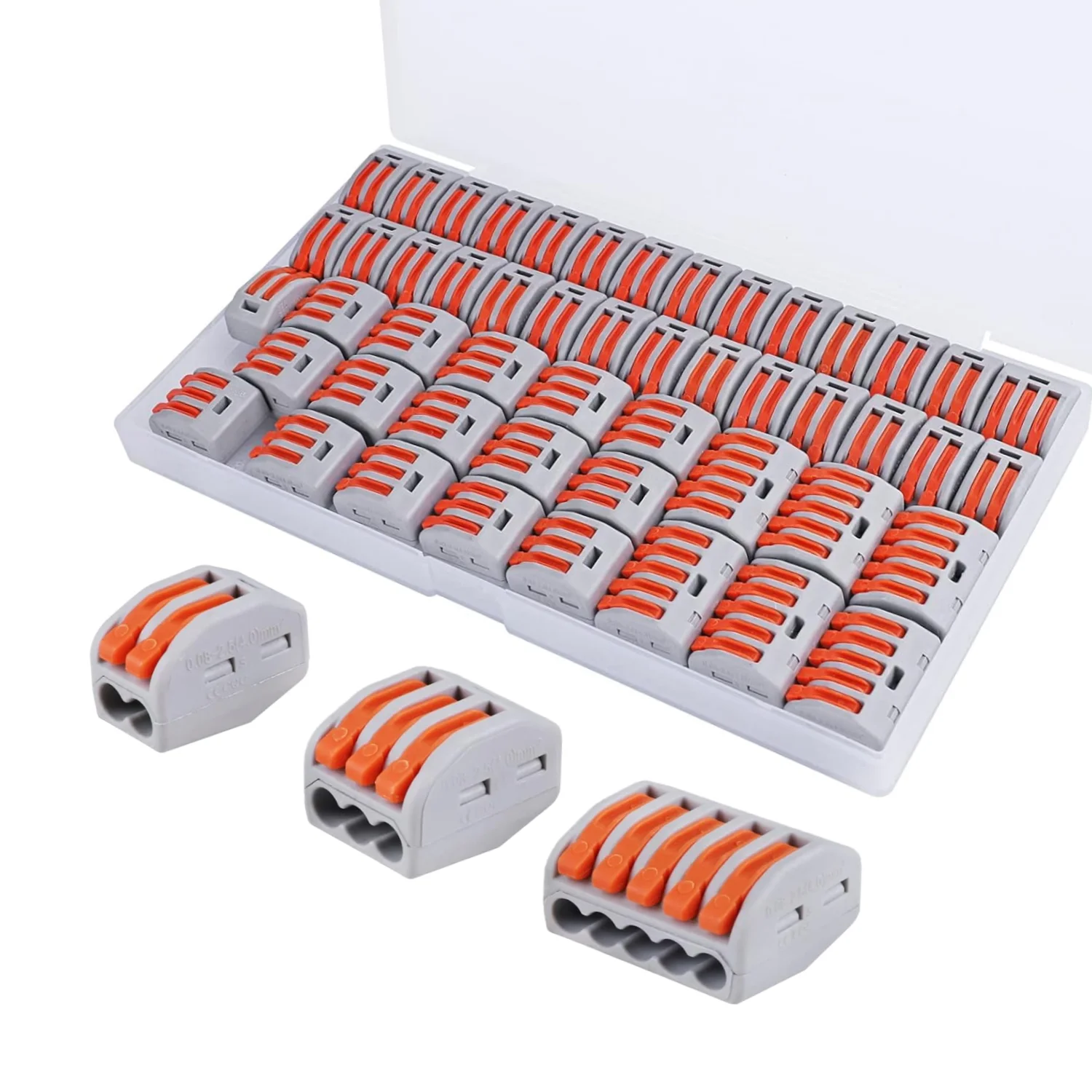 50 Pcs Lever Nut Te…