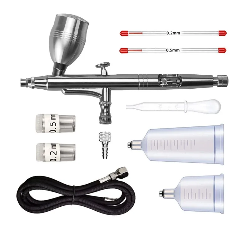 HD-131 Double Action Three Caliber Art Airbrush Rouge Spraying Machine Spray Gun Model Figure Airbrush