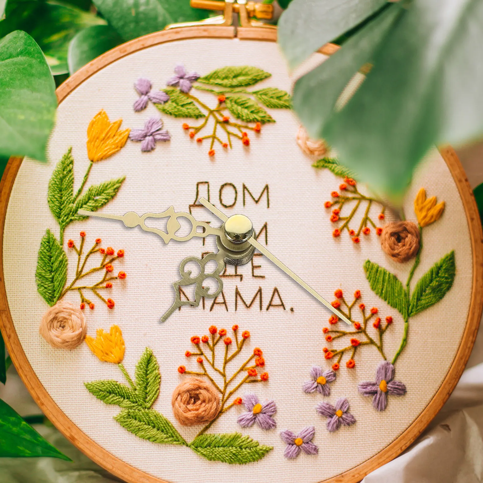 

1Set Clock Movement Mechanism Replacement DIY Kit Sturdy Alloy Plastic Repair Parts for Wall Clock Craft Cross Stitch Home Use