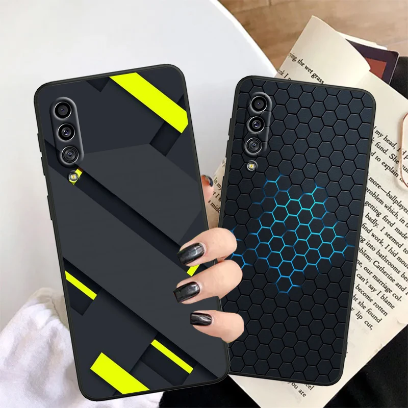 Car Carbon Fibre For Samsung A53 A52 A33 A32 A51 A71 A21S A13 A73 A50 A22 A23 A03 A72 A54 A12 5G Black Soft Phone Case