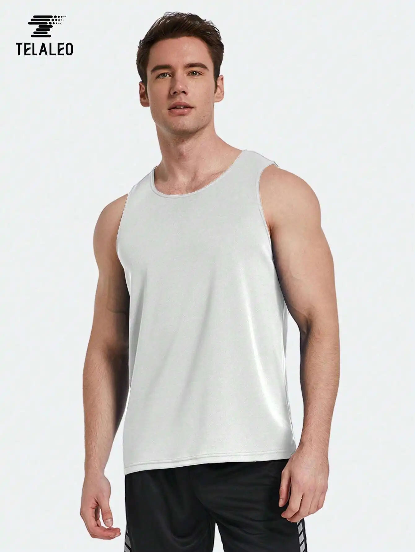 

Мужская быстросохнущая майка для тренировок, дышащая, без рукавов, для спортзала