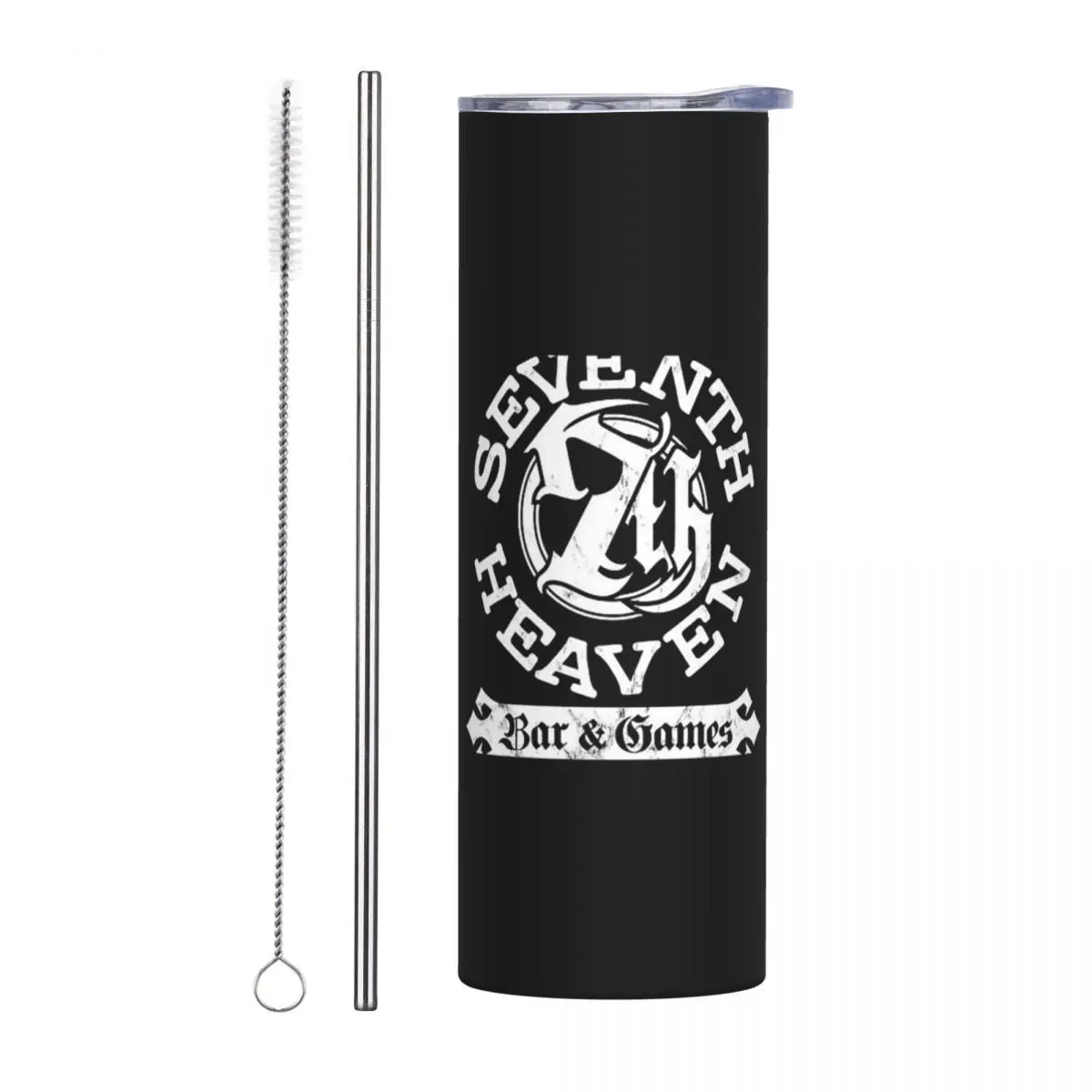 Sector 7 Seventh Heaven Bar (Whi Stainless Steel Tumbler Vacuum Insulated Mug Thermal Cold Bottle Straws With Lid 20oz
