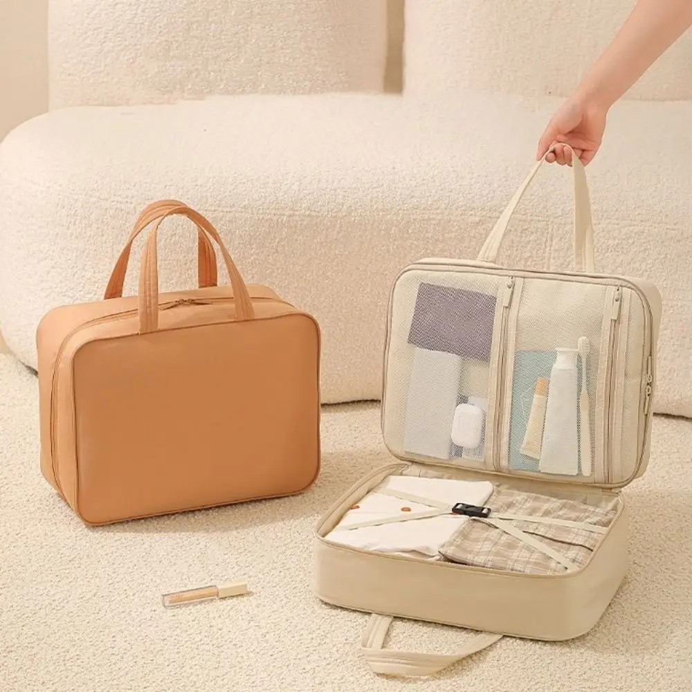 Bolsa de almacenamiento de ropa de tela Oxford, bolsa de embalaje de equipaje impermeable de gran capacidad con asa, organizador de maletas de equipaje de viaje