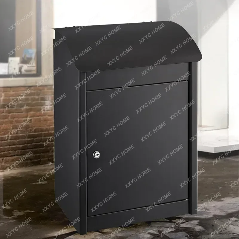 wall-mounted small anti-theft household door courier box, letter box storage and delivery box