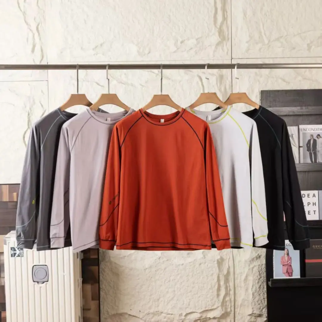 

Мужская футболка с длинным рукавом и цветным принтом для активного отдыха, велоспорта, пеших прогулок, быстросохнущая, с защитой от солнца, новинка ранней осени