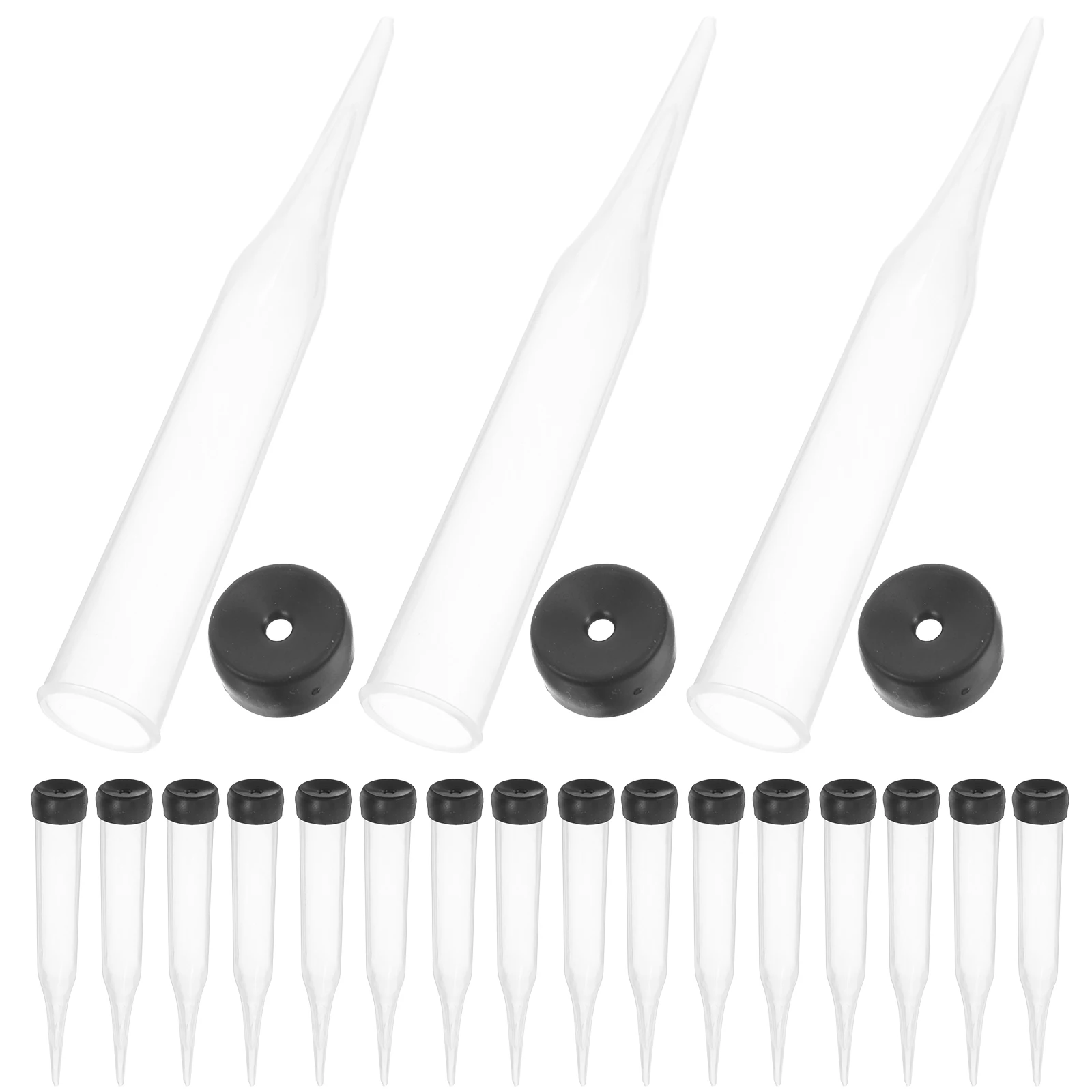 

50Pcs Pointed Floral Water Tubes Clear Plastic Vials for Fresh Flowers Reusable Arrangement Supplies Florist Supplies