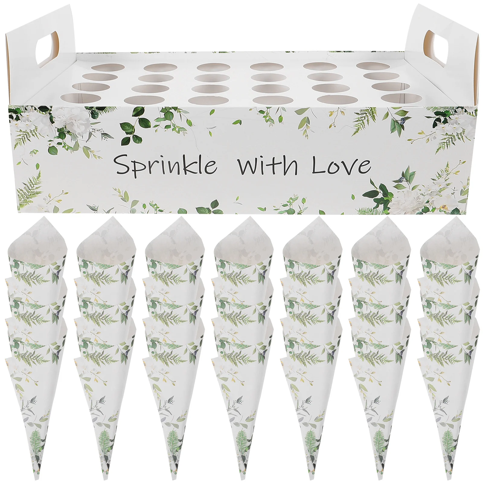 

Confetti Cone Box Holder Stand Wedding Decoration Holders for Party Paper Cones