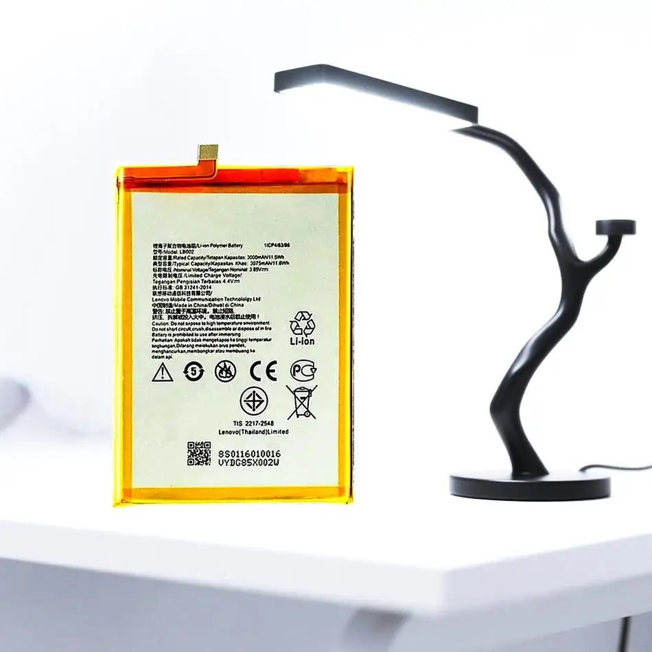 

3000Mah Mobile Phone Battery LB002 High Compatibility For Lenovo S5 K520 K520T