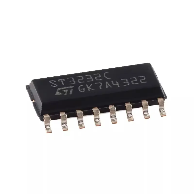 ST3232CDR SOP16 Low power  3V to 5.5V up to 400Kbps RS-232 Drivers and Receivers 10Pcs/lot