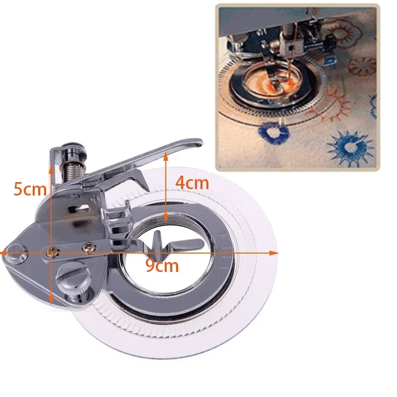 1 kutu çiçek dikiş baskı ayağı eki DIY giyim şarkıcı JUKI kardeş için DİKİŞ MAKİNESİ aksesuarları nakış Paws