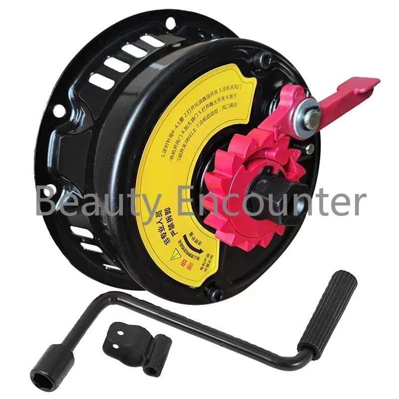 Gasoline Engine Micro Tiller Sprayer Water Pump Generator 168/170F Hand-Cranked No-Pull Starter New Iron Case