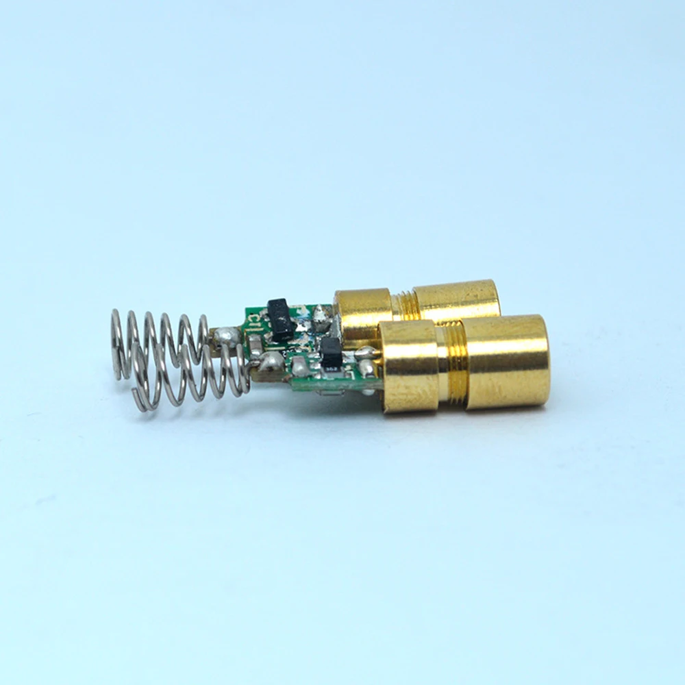 5/10PCS 650nm Red Spring Laser Dot Diode Module Dot Laser Aiming Indication Instrument Measurement DC2.7-5V