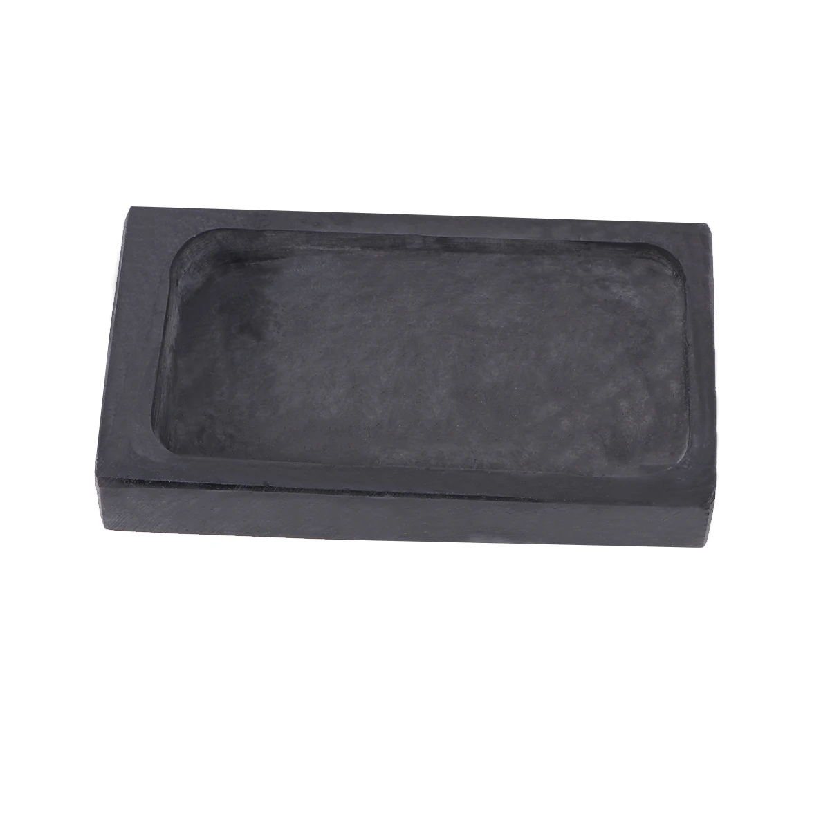 

5 -inch Student Inkstone Chinese Rectangular Traditional Calligraphy Accessory Black with Cover