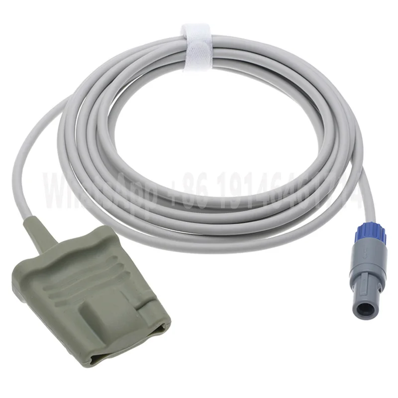 Compatible 3F(FFF) Medical IRIS 300/400 Phoebe PMS8300/8310 PhoebePro PMS8300/8310/8110A Monitor,3m Spo2 Sensor Oximetry Cable.