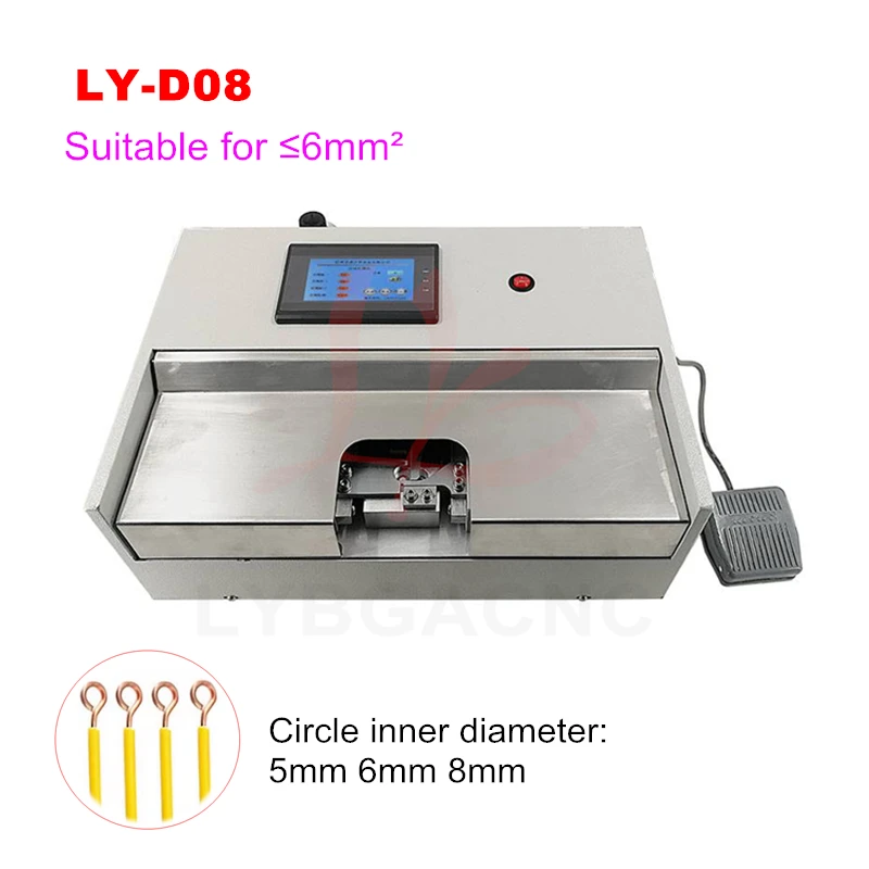 

Automatic Pneumatic Circular arc shape Circle Making Bending Machine Touch Screen Control Circular diameter 5/6/8/10/12MM