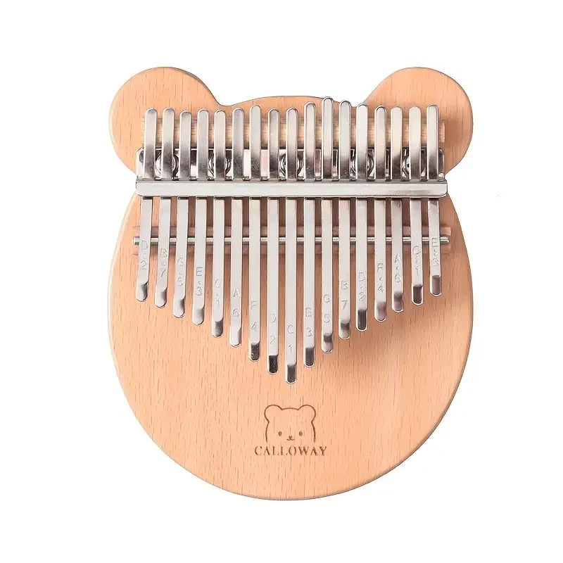 17 Keys Kalimba Beech Bear KalimbaThumb Piano Acoustic Finger Piano Music Instruments