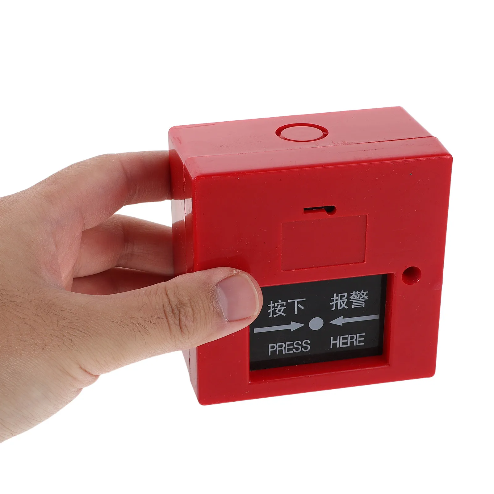 Campainha de alarme de incêndio de emergência, som alto, aviso de segurança para uso doméstico e comercial, campainha de incêndio com fio