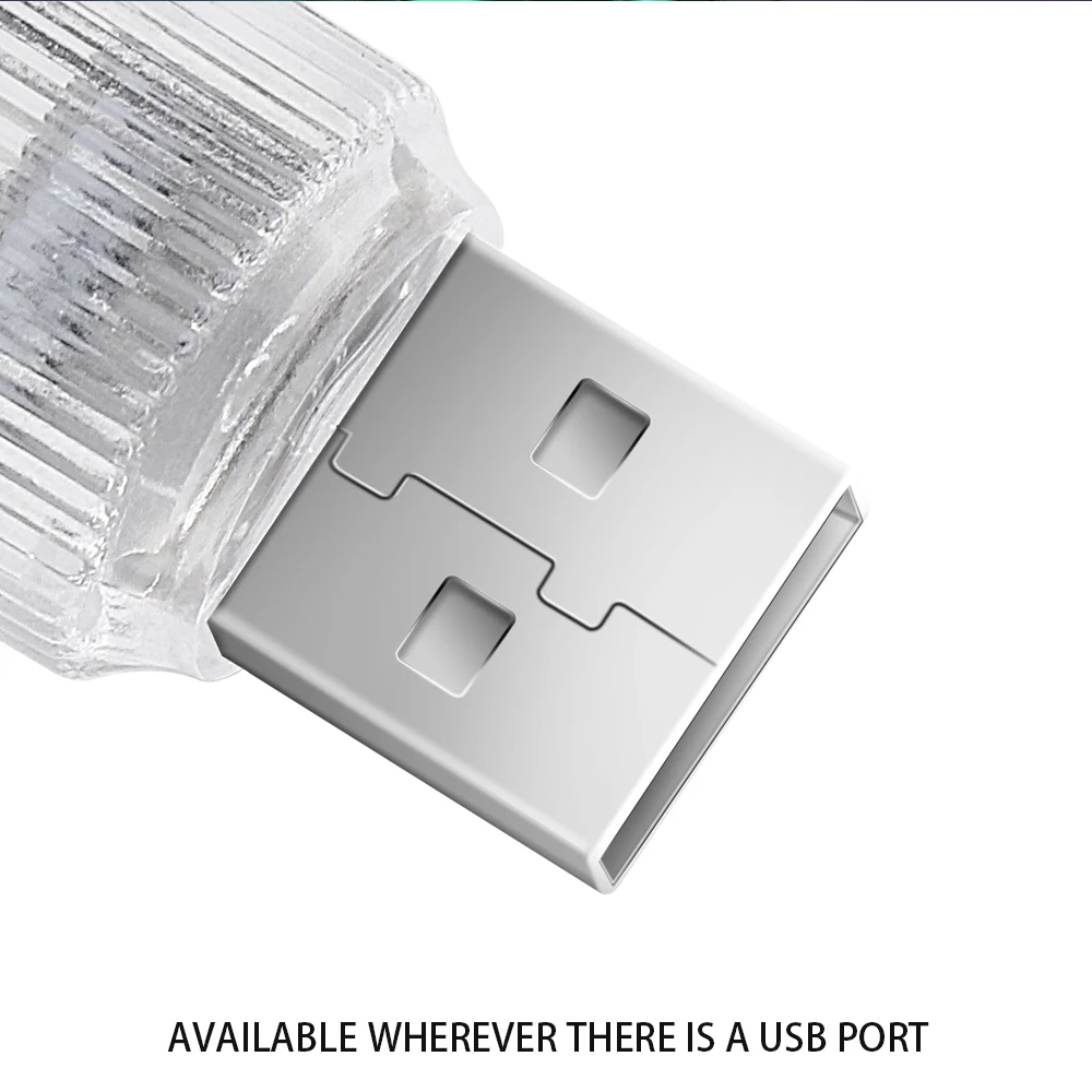 USCar Mini USB LED Ambient Light Decorative Atmosphere Lamp For Honda Mugen Power Civic Accord Odyssey City CRZ CRV Spirior view 4