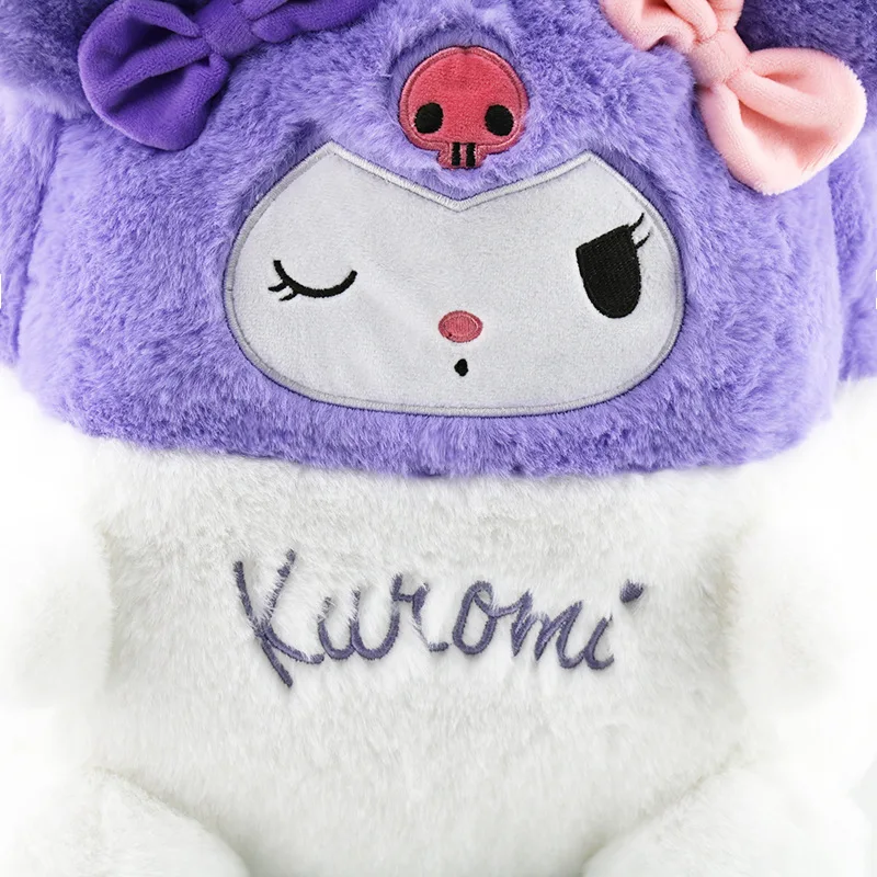 ใหม่ PomPom Purin mymelody Kuromi Cinnamoroll กระเป๋าเป้สะพายหลังตุ๊กตาของเล่นเด็กของขวัญวันเกิด Sanrio อุปกรณ์ต่อพ่วง