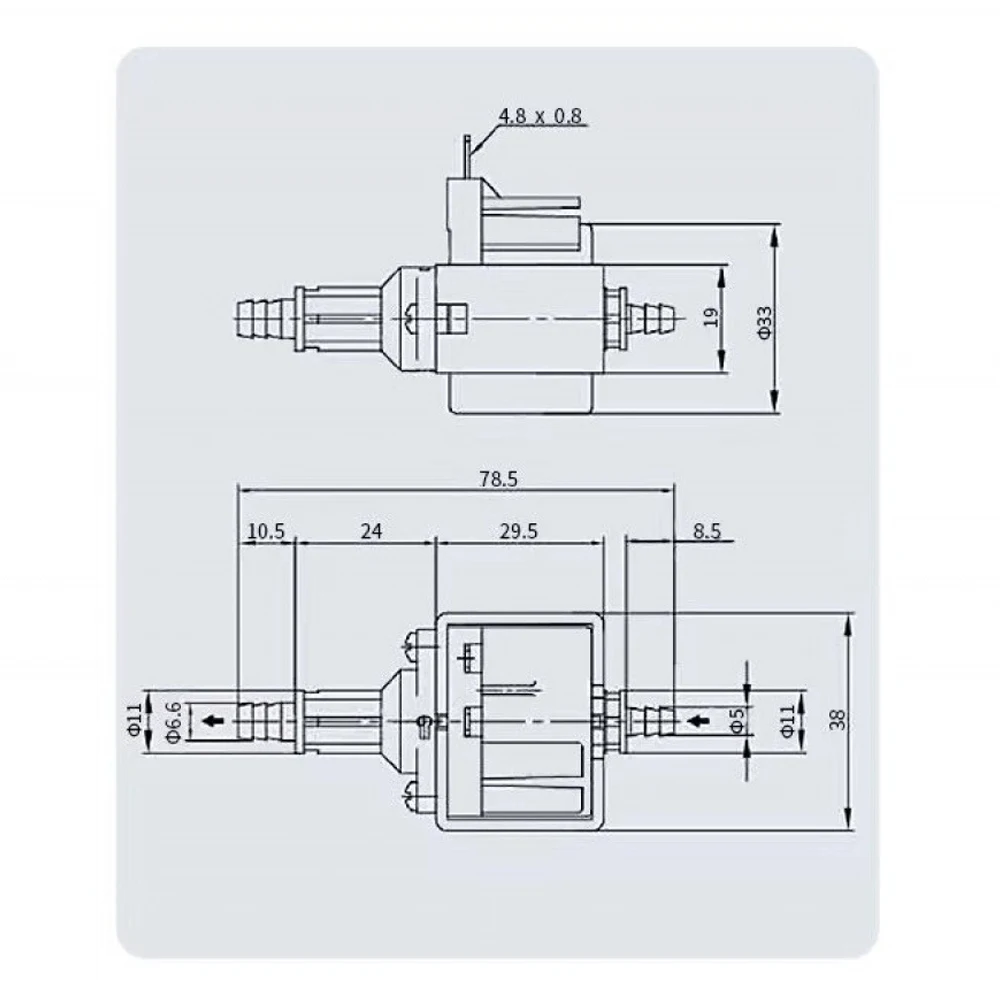 For Garment Steamer & Kitchen Cleaning – JYPC-2 Electromagnetic Water Pump 220-240V 50Hz 16W 3Bar 50ml/min 36dB.