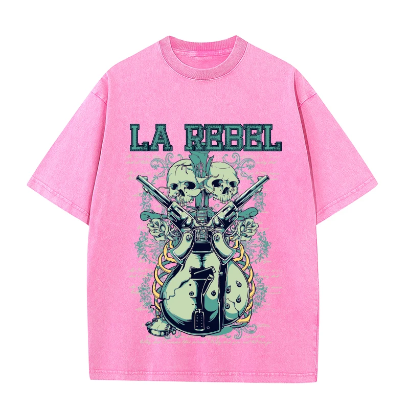 Personalized T-shirt Skull Women Pulovers Unisex Ladies Tops Y2k Clothes Short Sleeve Tee Vintage Clothing Harajuku Fashion Top