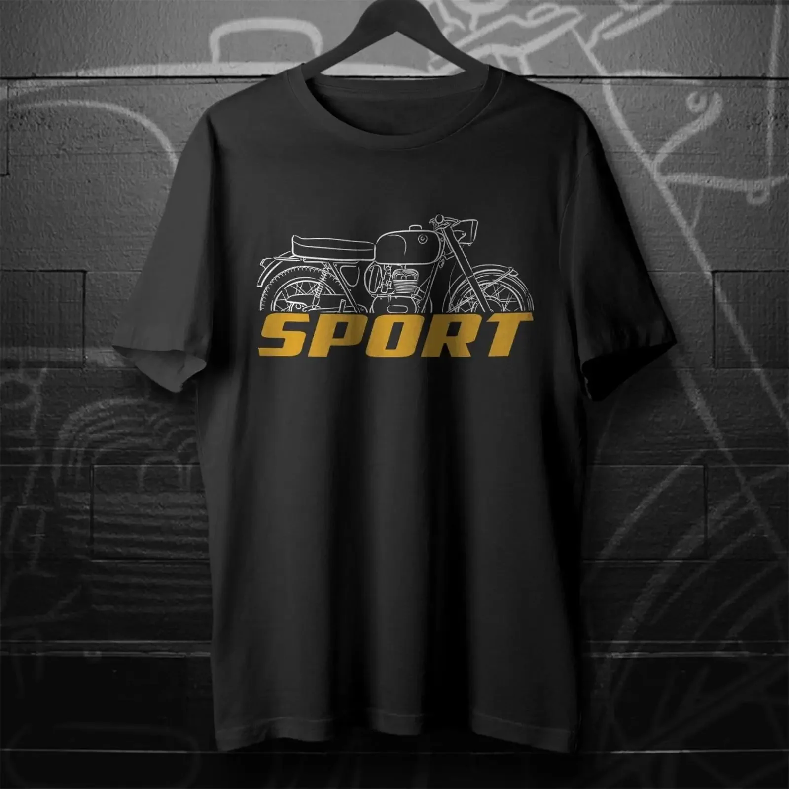 Camiseta para fanáticos de OSSA 230 Sport USA Wildfire 1967 1969, estilo vintage, lavada, transpirable, ligeramente a la moda, con gráfico versátil