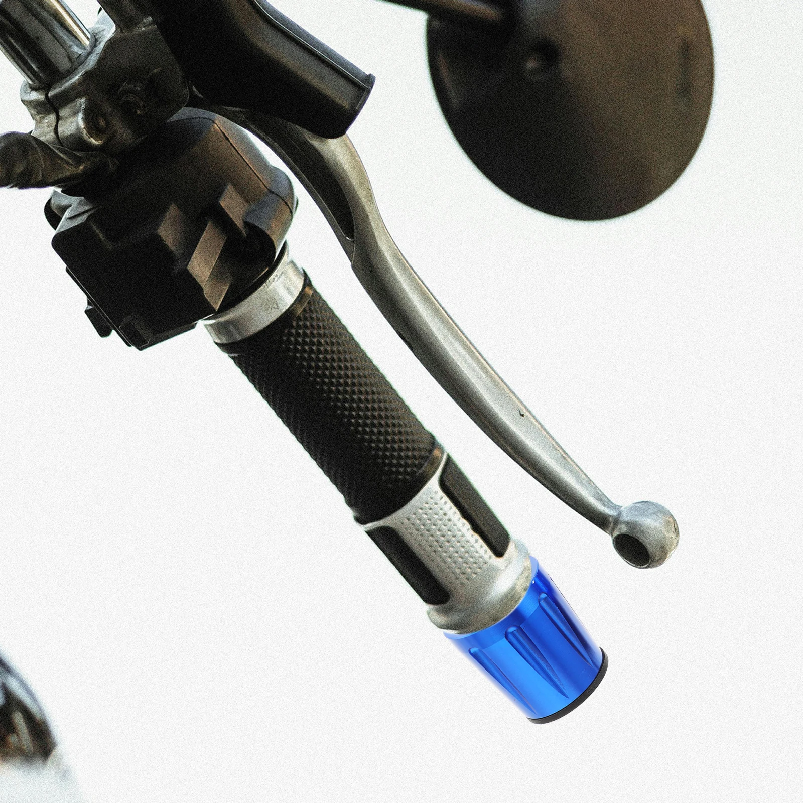 

Universal Handlebar End Caps Plugs Blue For Mountain Bike Motorcycle Aluminium Iron Durable Bar Ends Grip Plug Easy Installation