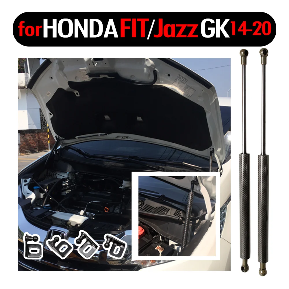 

Bonnet Hood Struts for Honda FIT GK/GH/GP 3rd 2013-present Jazz Lift Supports Front Cover Modify Gas Damper