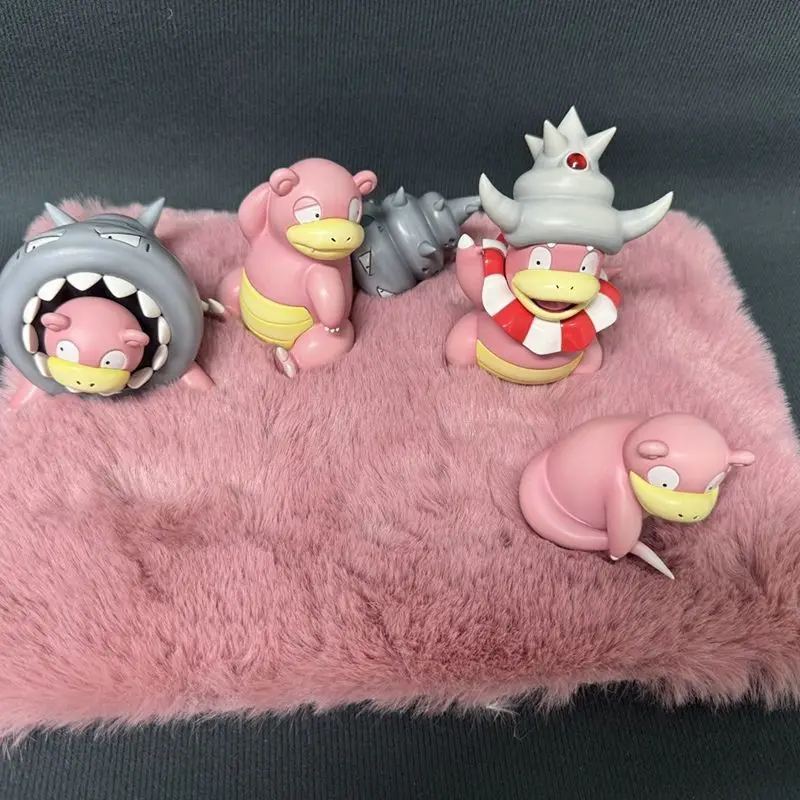 New Pokemon Slowbro Anime Figures Pvc Small Cute Figure Slowbro Toys Desk Decor Ornament Staute Model Kids Birthday Gifts ﻿